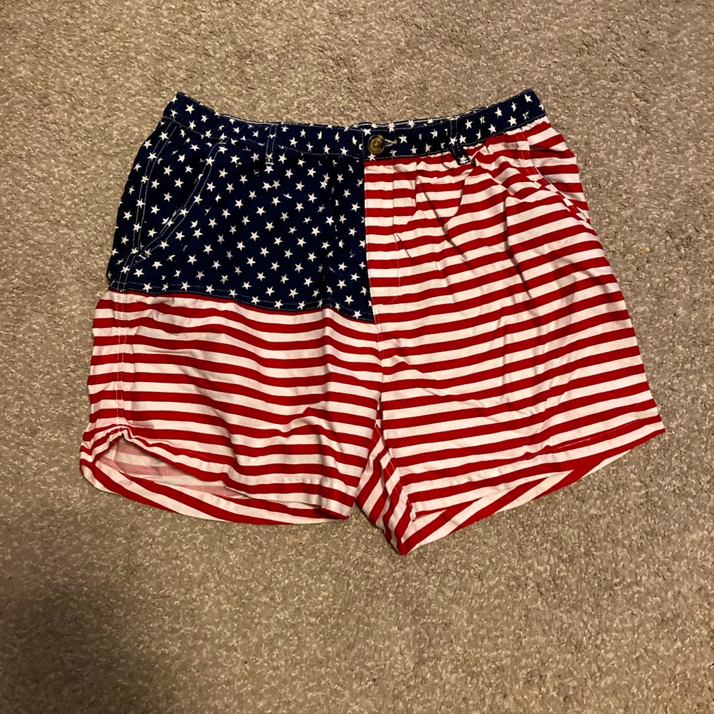 Chubbies American flag shorts